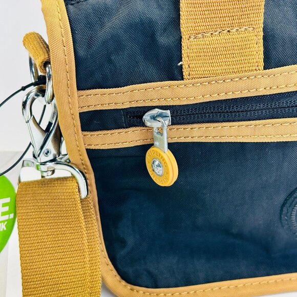 Kipling Danilo Crossbody Bag Nylon Convertible Tote Monkey Keychain Lightweight - Picture 3 of 16